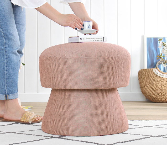 Atelier Del Sofa Endor 7455 Puf Rosa